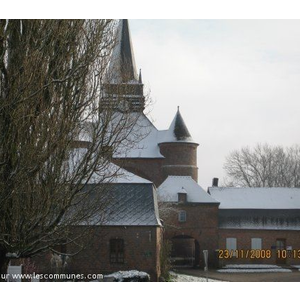 Notre belle église sous la neige précoce cet hiver 2008/2009