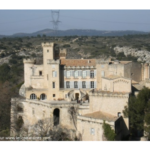 Chateau de la barben (13) - Photo prise depuis le ZOO de la barben