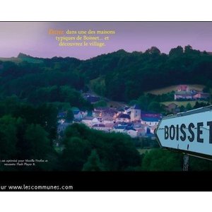 Voici une copie d écran du site de Boisset (Cantal-Auvergne), pour remplacer la vignette anonyme sur vos pages. 

Bravo pour la qualité de votre site en général et de la page consacrée à la commune de Boisset (15600) en particulier. $

Cordialement.