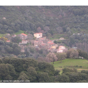 village vu en arrivant d ajaccio