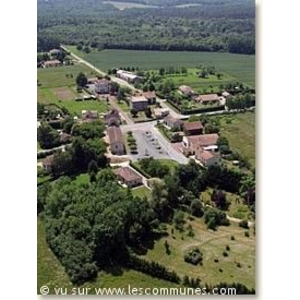 vue aérienne du bourg