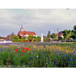 Parcey.Jura-Vue sur le bourg.