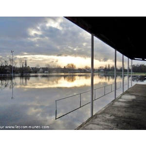 Petit-Noir.Jura.Inondation au stade.