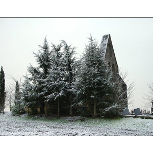 06.01.2009. Chapelle de Bistauzac sous la neige.