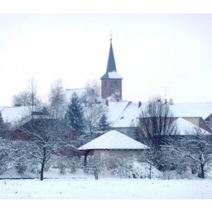 Le village sous une couche de neige - Décembre 2010