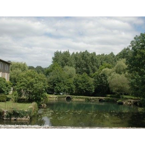 Pont de Ricou  près d un moulin sur la Sèvre Niortaise 