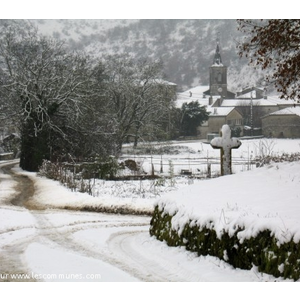 Cazals sous la neige.
Hiver 2010