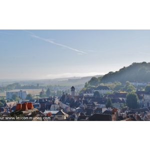 Panorama de Tonnerre vu de L église Saint-Pierre