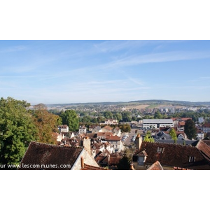 Panorama de Tonnerre vu de L église Saint-Pierre